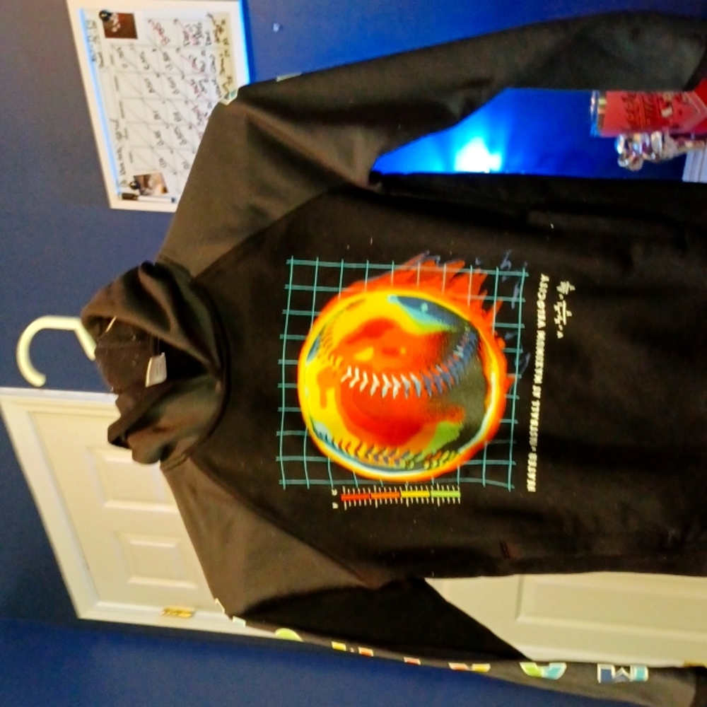 Little boys baseball hoodie